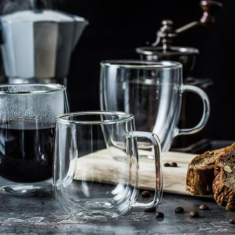 Double Wall Glass Coffee Mug