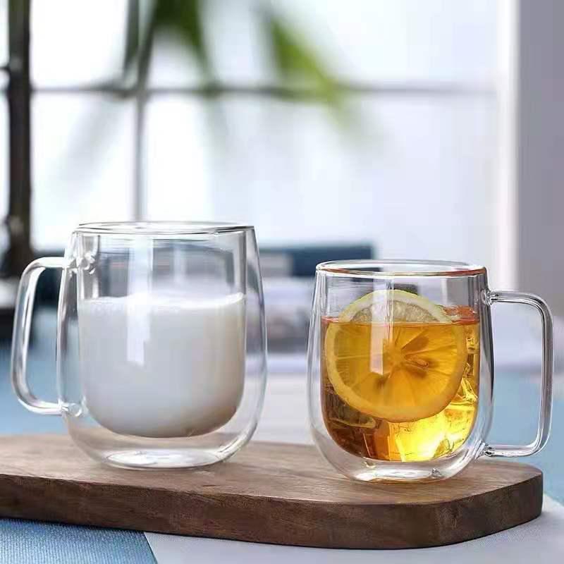 Double Wall Glass Coffee Mug
