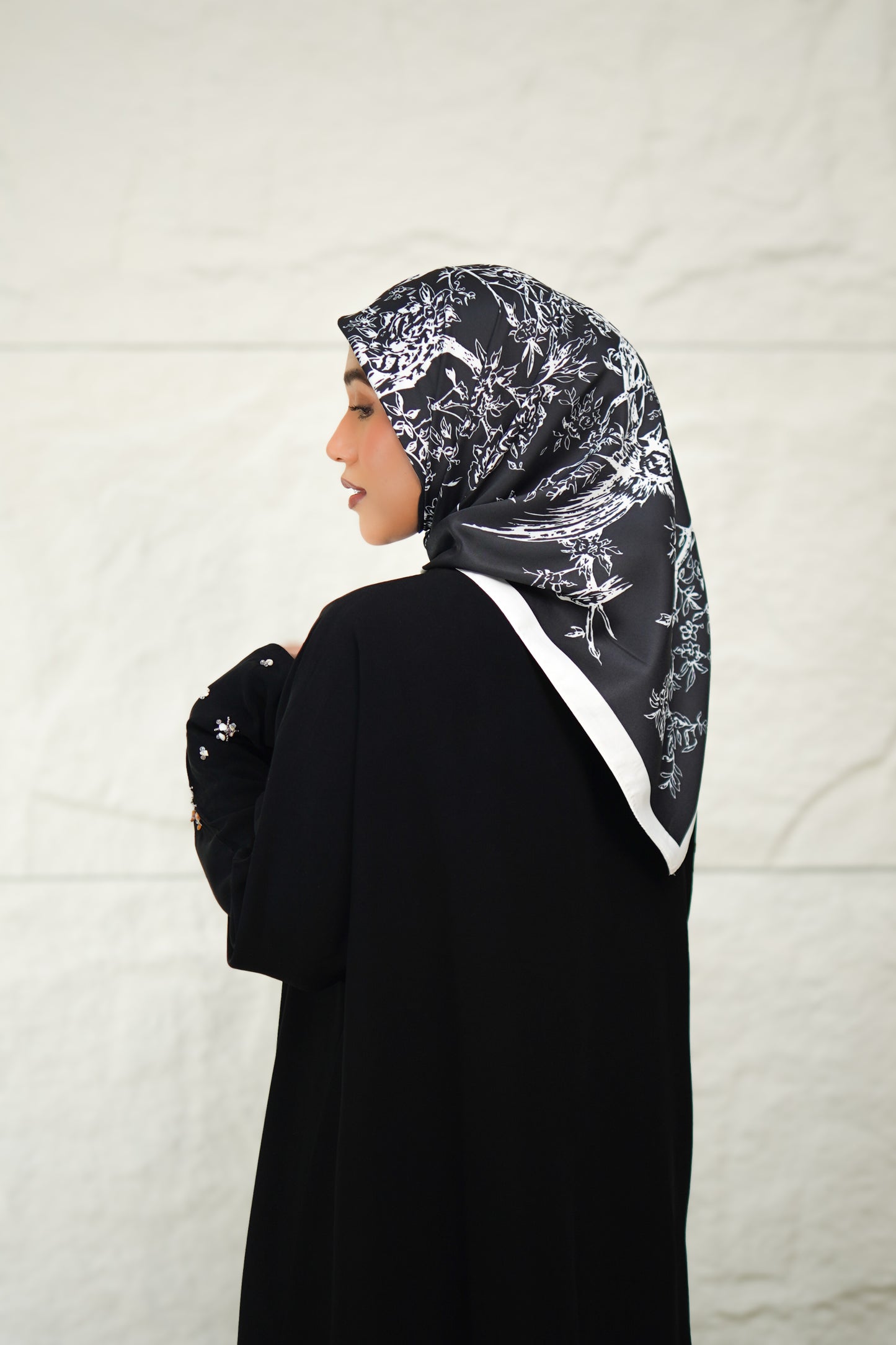 Reverie Matte Satin: Midnight Frolick