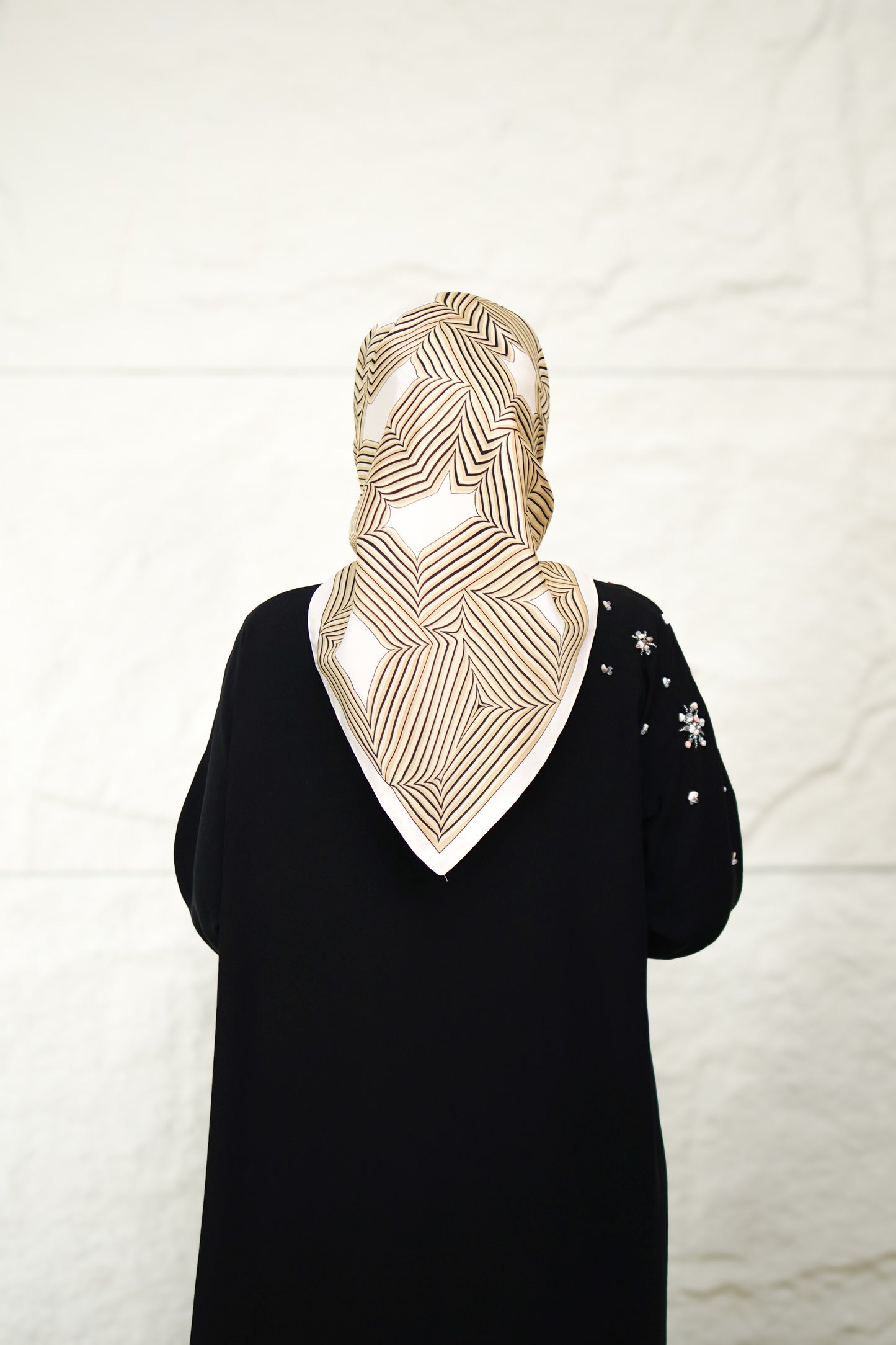 FM Reverie Scarf: Kaleidoscope Vision (Tan)