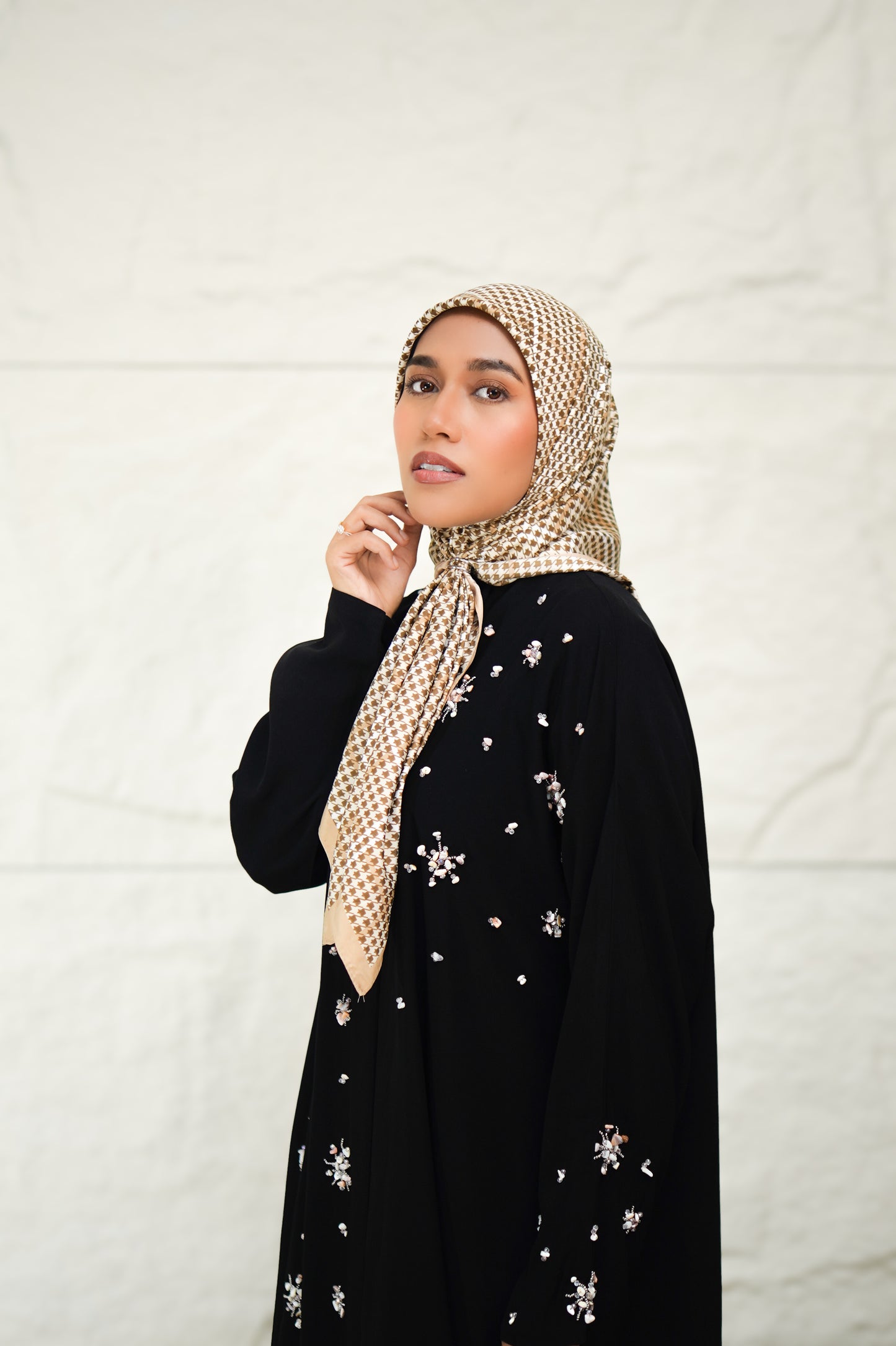 FM Reverie Scarf: Horizon Tweed (Caramel)