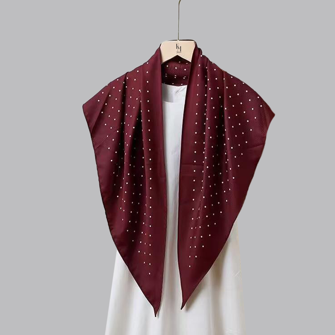 Reverie Tri Scarf: Red Mika