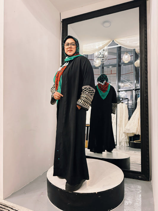 Palestine Long Cardigan black