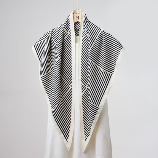 Reverie Tri Scarf: Optic White