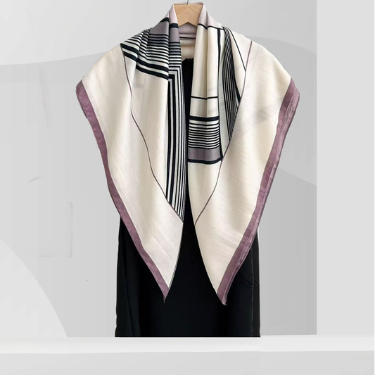 Reverie Rayon - Linear Lilac